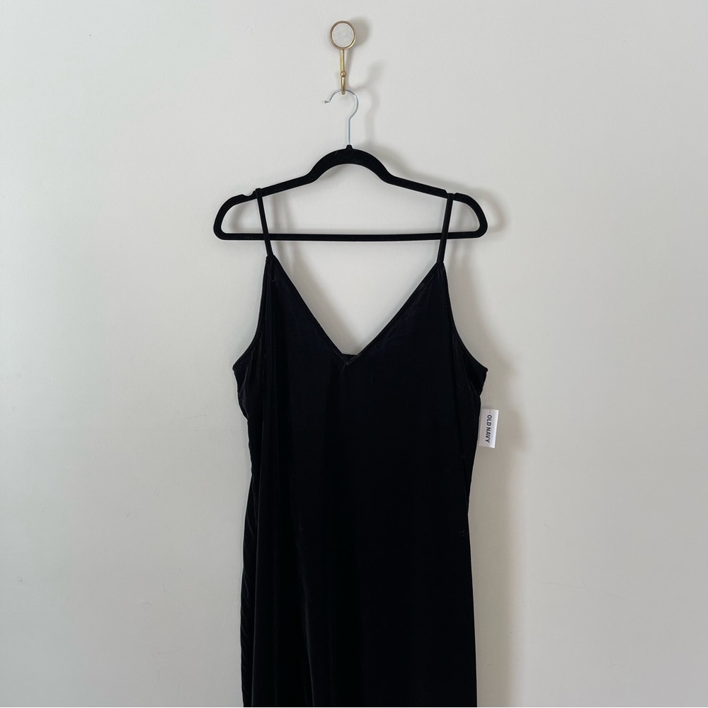 Velvet Midi Slip Dress